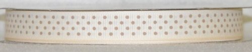 DT417-050 #C11 Ivory w/Toffee Dots