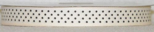 DT417-030 #C12 Ivory w/Brown Dots