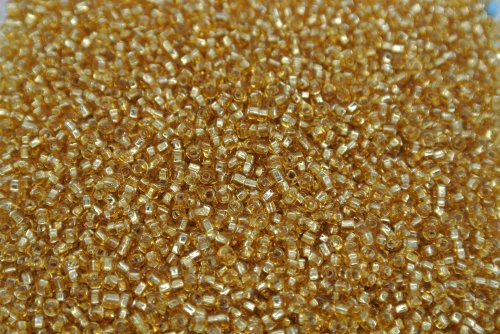 Seed Beads -11/0 size #22D Gold 1/6Pound