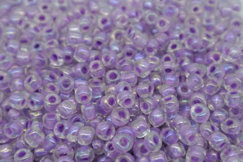 6/0 E Beads #506A Transparent Light Purple 1Pound