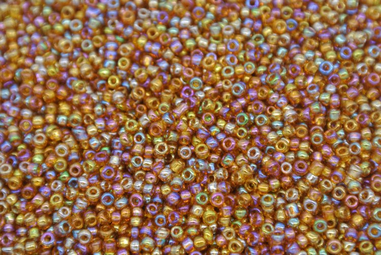 Seed Beads -11/0 size #411 Pearl Tan 1Pound - Click Image to Close