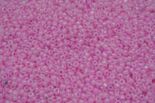 Seed Beads -11/0 size #145 Pearl Pink 1/6Pound