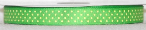 DT417-050 #C09 Apple Green w/Baby Maize Dots