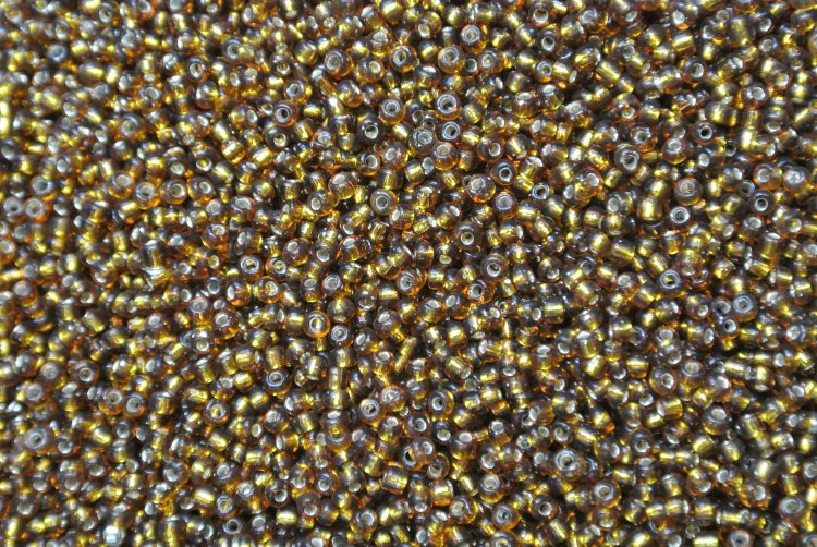 Seed Beads -11/0 size #31 Metal Brow 1Pound - Click Image to Close