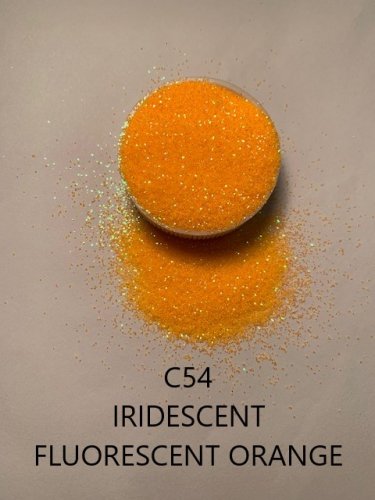 C54 Iridescent Fluorescent Orange (0.2MM) 500G BAG