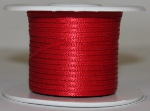 1/8" 100Y SATIN #299 Red