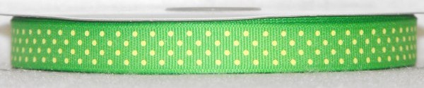 DT417-050 #C09 Apple Green w/Baby Maize Dots - Click Image to Close