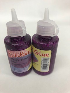 Glitter Glue 60 ML Purple - Click Image to Close