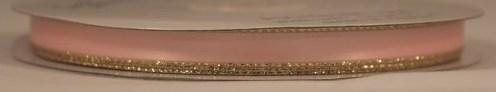 1/4" GOLD EDGE #167B Lt.Pink w/gold - Click Image to Close
