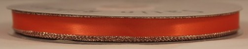 3/8" SILVER EDGE #058 Orange w/silver - Click Image to Close