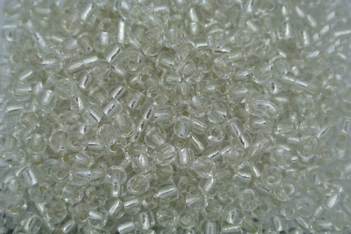 6/0 E Beads #21 Silver 1/6Pound