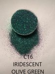 C16 Iridescent Olive Green (0.2MM) 500G BAG