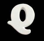 5" Foam Letter- Q (1PC)