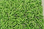 Buggle Beads 3"sizes #27 Metal Green 1/6Pound