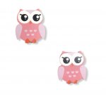 P2178S SMALL WOOD PINK OWL