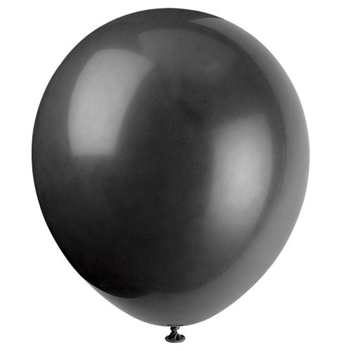 P1050BL 12" Balloon Black (12pcs)