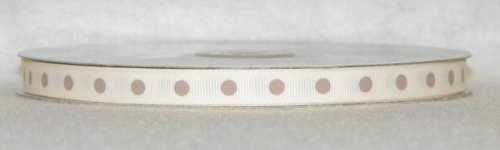 DT424-030 #C11 Ivory w/Toffee Dots