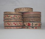 Printed Faux Jute Ribbons