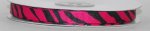 3/8" ZEBRA #22/B Fuchsia w/Black