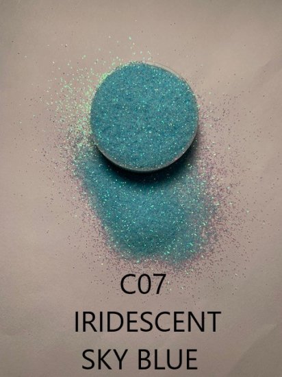 C07 Iridescent Sky Blue (0.2MM) 500G BAG - Click Image to Close