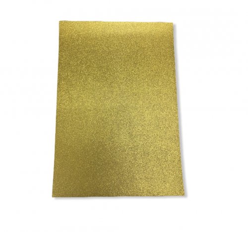 GOLD GLITTER SHEETS (6 PCS)