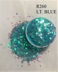 R260 LT. BLUE (1.6MM) 500G/BAG