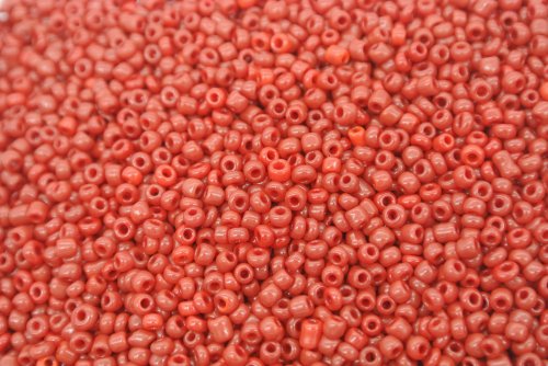 Seed Beads -11/0 size #45 Red 1Pound