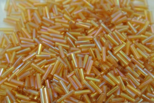 Buggle Beads 3"sizes #402D Tan 1/6Pound