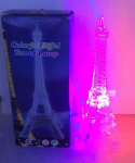15 CM CLEAR + LIGHT EIFFEL TOWER 1 PC