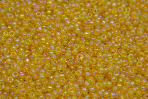 Seed Beads -11/0 size #412 Pearl Yellow 1Pound