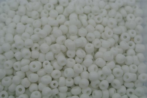 6/0 E Beads #41 White 1/6Pound