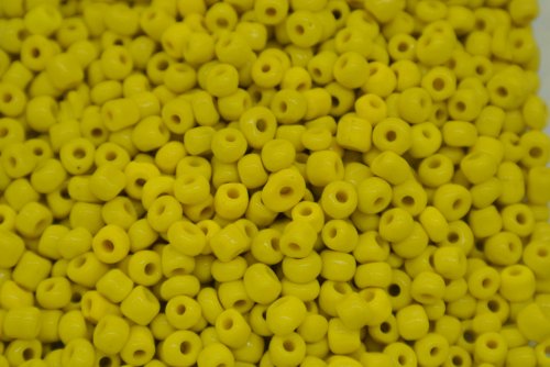 6/0 E Beads #42L Yellow 1/6Pound