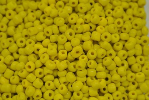 6/0 E Beads #42L Yellow 1Pound