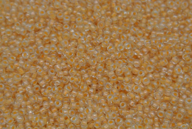 Seed Beads -11/0 size #280 Transparent Orange 1/6Pound - Click Image to Close