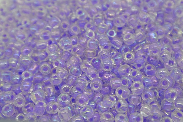 6/0 E Beads #506 Transparent Purple 1Pound - Click Image to Close