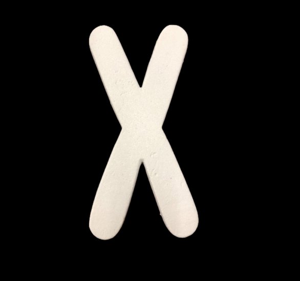 FOAM LETTER -X (1PC) - Click Image to Close