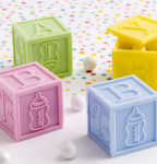BSD #2635P Baby Shower Pink Square Box(12pcs)