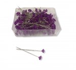 8.5MM PURPLE DIAMOND PINS, 2.0" L 144PCS