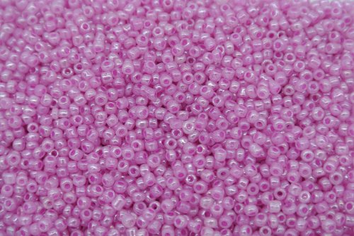 Seed Beads -11/0 size #149 Pearl Dark Pink 1Pound