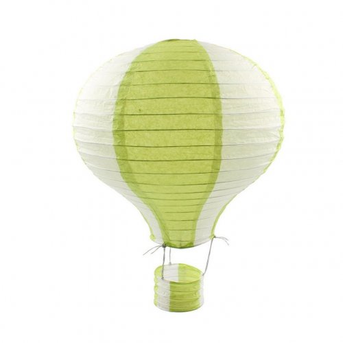 JQ-9AG 12" Fire Balloon Lantern Green