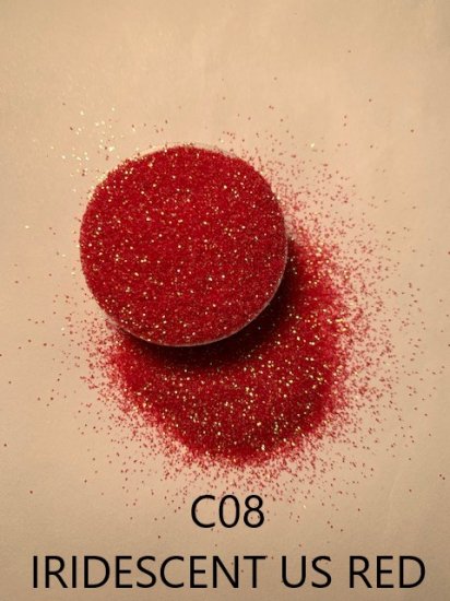 C08 Iridescent US Red (0.2MM) 500G BAG - Click Image to Close