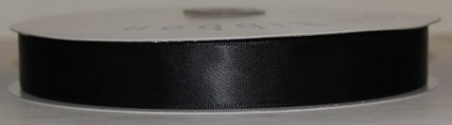 7/8" SATIN #123 Black
