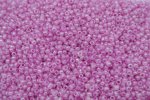 Seed Beads -11/0 size #149 Pearl Dark Pink clear 1/6Pound