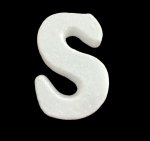 5" Foam Letter- S (1PC)