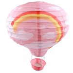 JQ-10BPR 16" Fire Balloon Lantern Pink Rainbow