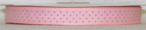 DT417-030 #C04 Pink w/Lavender Dots