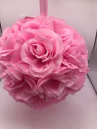 PFB-02P Pink 10" Flower Ball (1pcs)