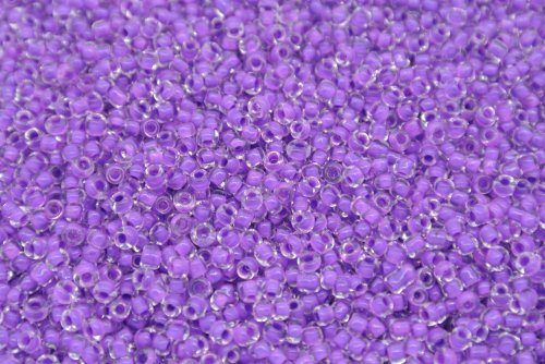 Seed Beads -11/0 size #279 Transparent Dark Purple 1/6Pound