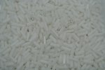 Buggle Beads 3"sizes #41 White 1/6Pound