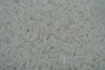 Buggle Beads 3"sizes #41 White 1/6Pound